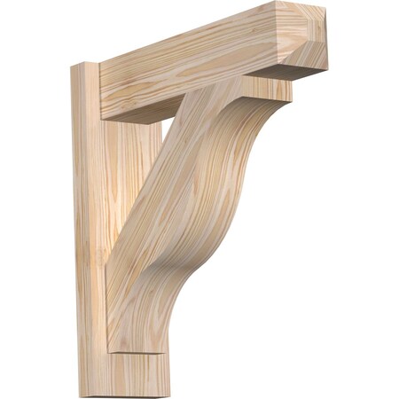 Ekena Millwork Funston Smooth Craftsman Outlooker, Douglas Fir, 5 1/2"W x 20"D x 20"H OUT06X20X20FST04SDF